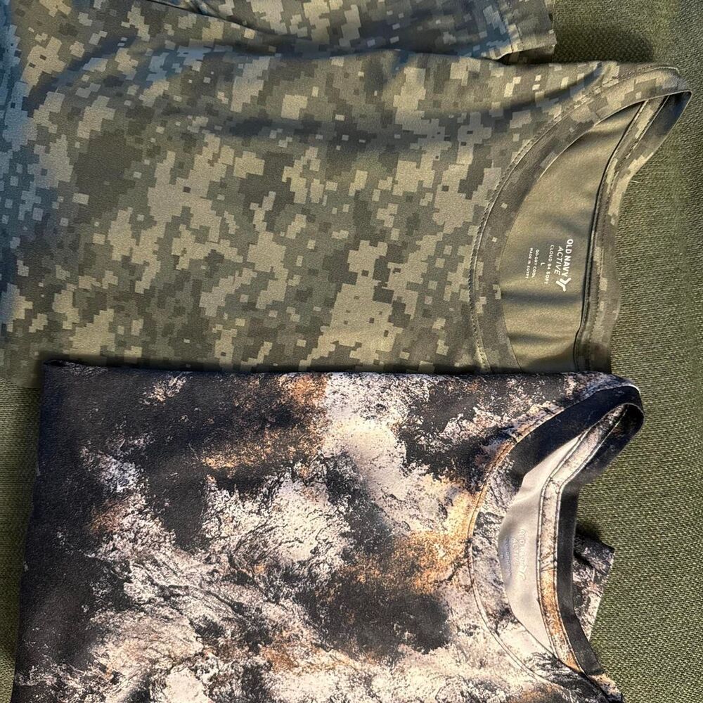 Old Navy Men's Athletic Camo Shirts